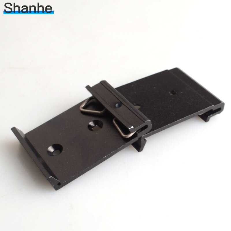 35mm Aluminum Din Rail Fixed Clamp Fasten Clip for Relay Mounting clamps