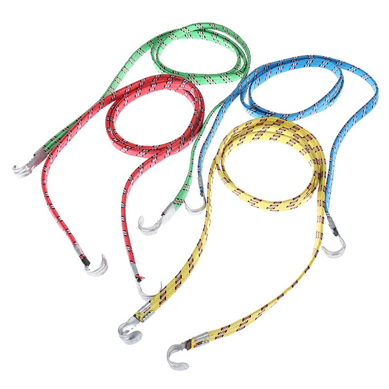 1 stk elastikker gummi bagage reb snore kroge cykler reb slips cykel bagage tagrem rem fast bånd krog cykeltilbehør