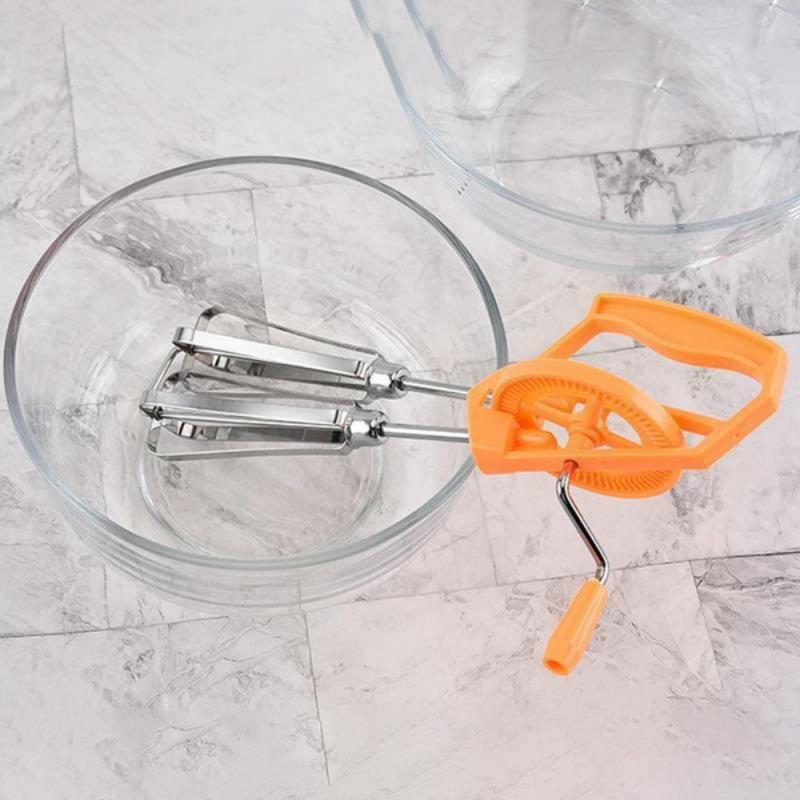 Semi-Automatische Mixer Eiklopper Ei Garde Handleiding Hand Mixer Zelf Draaien Ei Stirrer Keuken Accessoires Egg Gereedschap