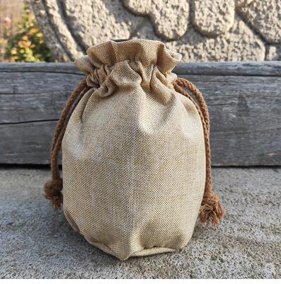 Jute Wijnfles Tas Opbergtas Beam Mond Wijnfles Set Blind Bag Wijn Fles Set Stofzak Bag bescherming Tas