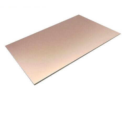 Fibre époxy FR4 plaque plaquée cuivre Circuit imprimé stratifié Double face PCB 75x100x1.5mm 10X7.5 cm 100*75mm 10*7.5 cm 75*100*1.5