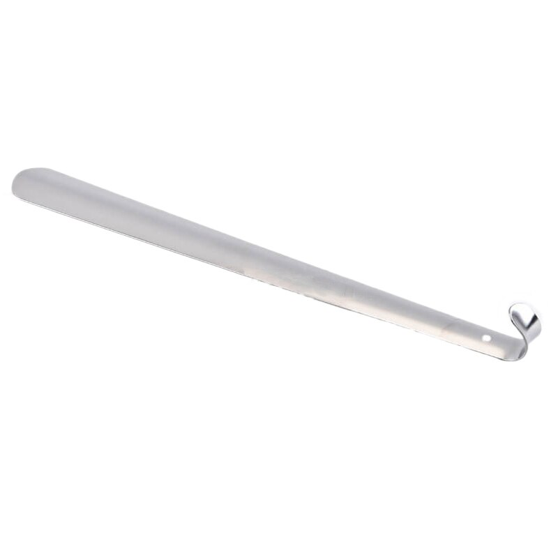 Ekstra langt håndtag skohorn rustfrit stål 25 "håndteret metal skohorn horn justerbar længde skohorn til kvinder mænd sko: 52cm