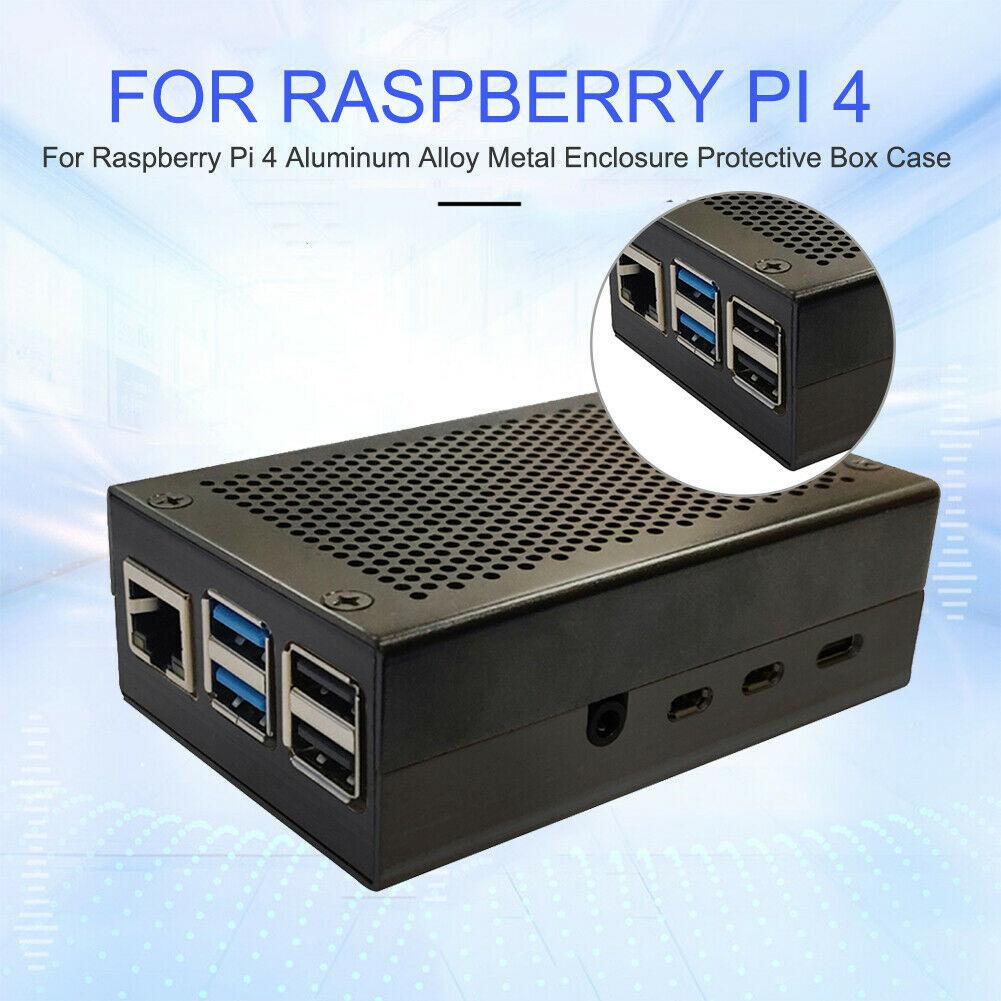 EastVita Fit For Raspberry Pi 4 Metal Enclosure Protective Box Shell Case r20