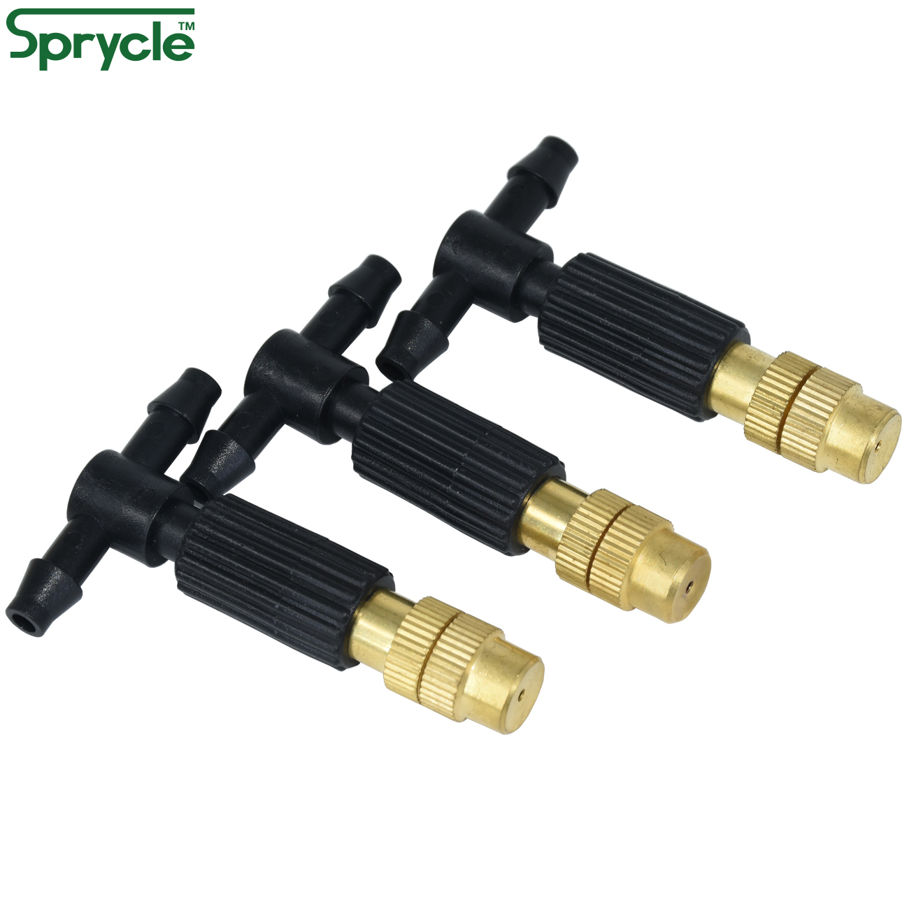 SPRYCLE 5-50m Gewächshaus Garten 1/4 "Schlauch Automatische Mikro Bewässerung Bausatz Tropf Bewässerung System Einstellbar Durcheinander Zerstäubung düse