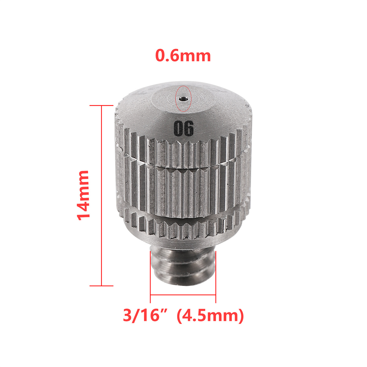 Buse de brumisation basse pression 3/4/5 sites, arroseur de refroidissement par atomisation 0.3/0.4/0.5/0.6mm, pulvérisateur de refroidissement par brumisation pour l'irrigation du jardin: Bourgogne