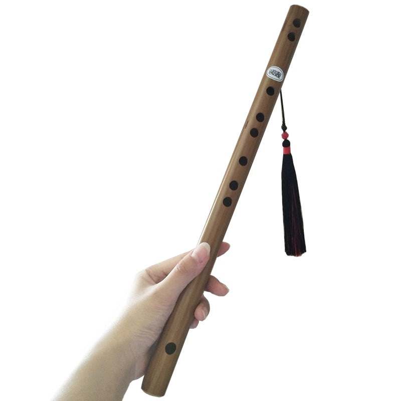 Mini flauta piccolo sin dimo hole, flauta de bambú xiao, instrumento musical de madera portátil para principiantes, niños y adultos