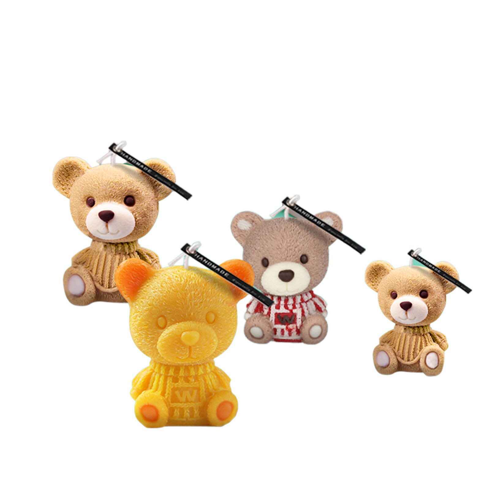 lód Niedźwiedź producent, przyrząd robić pieczenia, silikon DIY jedzenie stopień skompresowane miękkie mleko deser gips aromaterapeutyczny forma