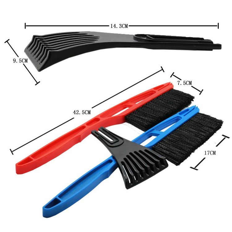 Car Two-in-one Snow Shovel, Long-handled Car with Brush, De-icing Shovel/de-icing, Winter Car Snow Shovel Snow Shovel