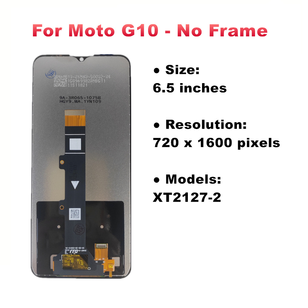 Wyświetlacz robić serii Moto G robić Motorola Moto G10 G20 G30 G50 4G 5G G60 G60S G100 Wyświetlacz LCD Ekran dotykowy Digitizer z ramką: Pościel