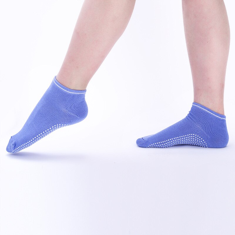 Rutschfeste yoga-socken für damen, rutschfest, aus silikon, für fitnessstudio, pilates, ballett, sport, aus atmungsaktiver, elastischer baumwolle, größe  x759b