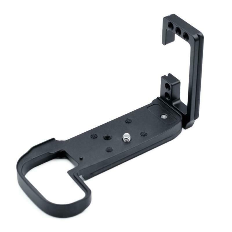 Quick Release L Plate Holder Hand Grip Tripod Bracket Side Panel can be Extended For Canon EOS R5 R6 Digital Camera: Black