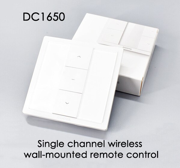Dooya DC1650 Wall Switch Single Channel Remote Control for Electric Curtain connect with Smart Home Google or Alexa