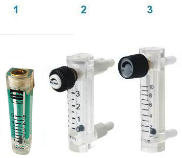 LZQ-2 3LPM Plastic Luchtdebietmeter (H = 80 Mm Zuurstof Flowmeter) met Regelklep Voor Zuurstof Conectrator, Kan Het Debiet Aanpassen