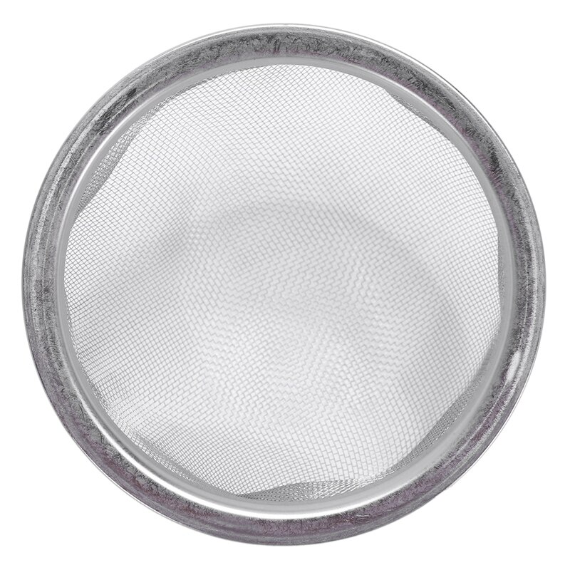2 Pcs Stainless Steel Drainer Mesh Tea Strainer Teapot Filter Silver