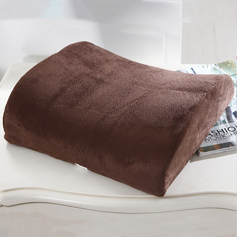 High-Resilience Memory Foam Cushion Newest Lumbar Back Support Cushion Relief Pillow for Office Home Car Travel Booster Seat