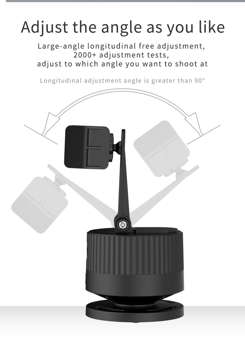 Selfie-stick-gimbal-stabilisator für smartphones, 360 °-drehung, tracking, smart-kamera-handyhalterung, stativ-selfie-halterung