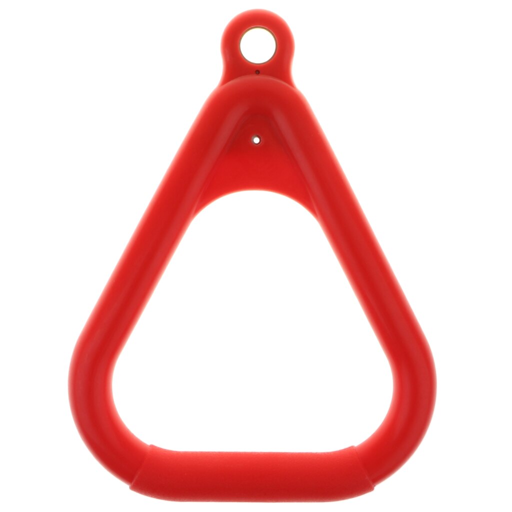 6 Pcs Trapeze Ringen Voor Swing Outdoor Speeltoestellen Swing Ring Accs - Red & Blue & Yellow