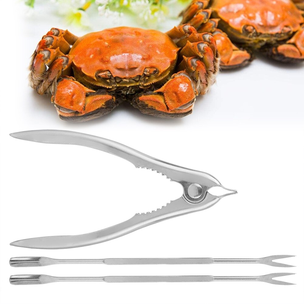 Kreeft Krab Tang Cracker Shell Klauw Zeevruchten Vorken Noten Opener Keuken Zeevruchten Koken Tool Gadgets