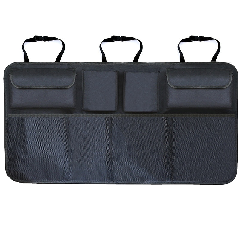 Kofferbak Organizer Verstelbare Achterbank Opbergtas Netto Hoge Capaciteit Multi-gebruik Oxford Auto Rugleuning Organisatoren Universele