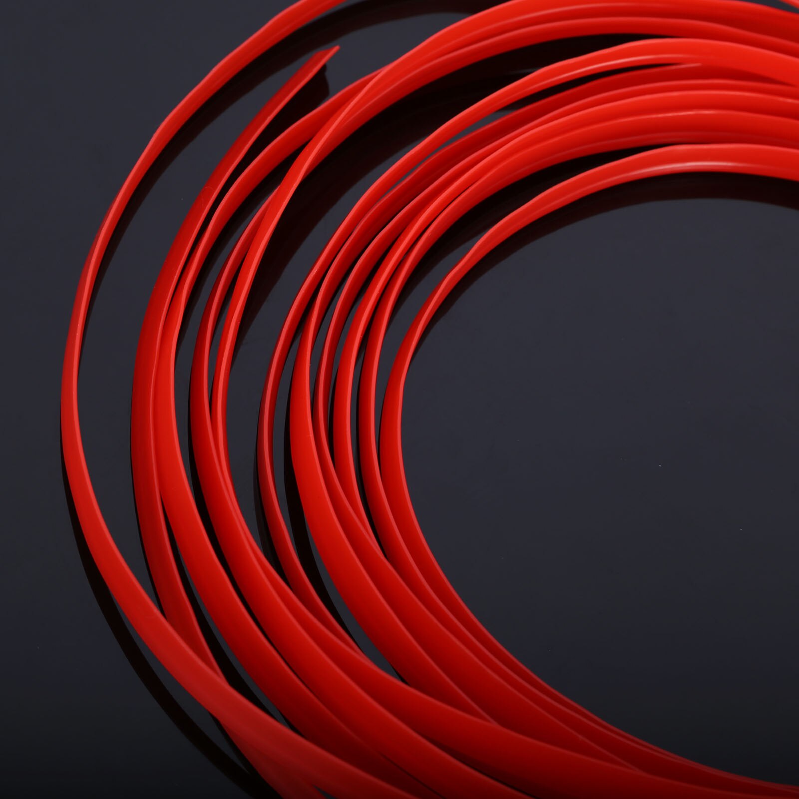 5m Car Styling Interior Matte Red Trim Strip Moulding Trim DIY Stickers Auto Decorative Strips Line Decoration