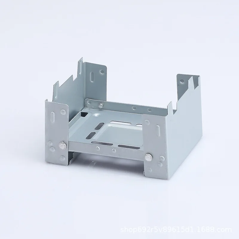 Estufa de Alcohol portátil para acampar, quemador de Alcohol sólido, estufa plegable de combustible para exteriores, Mini cocina de espíritu, Picnic, barbacoa, estufa de cera: Blanco