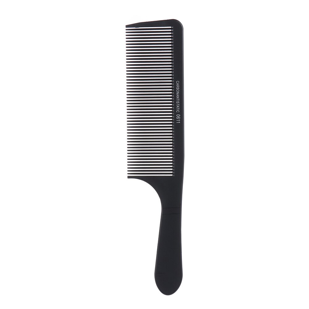 Flat Top Comb Short Hair Trimming With Liquid Balance Dyeing Hair Cutting Styling Tool Anti-slide Handle Comb: A