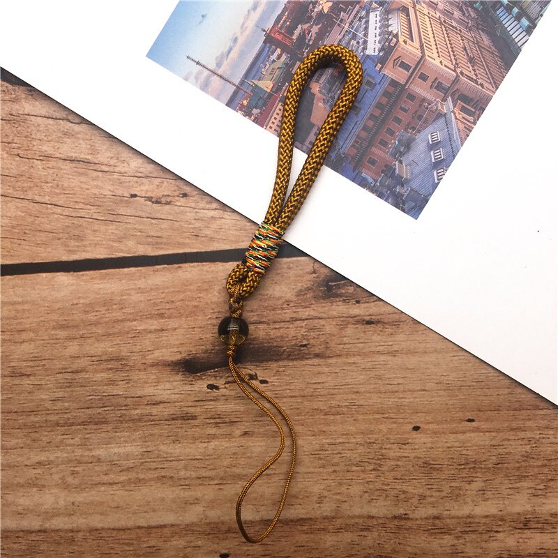 Hand Wrist Lanyard Strap String for Phone for iPhone 7 8 X 6 USB Flash Drives Keys Keychains ID Name Tag Badge Holders: yellow