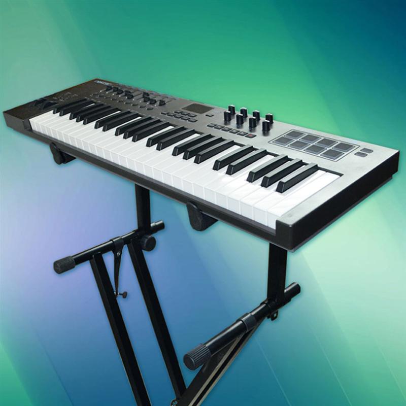 Adjustable Electronic Piano Keyboard Stand Piano Heightened Support Music Holder Instrument Black Holder Accessories
