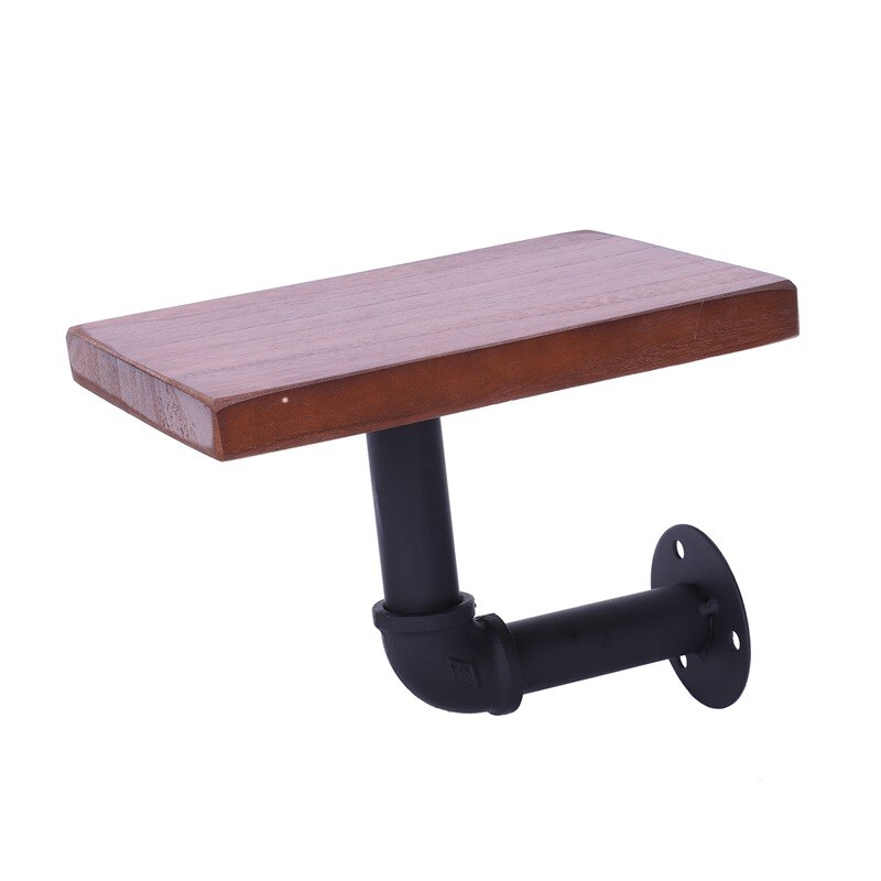 Rétro étagère support étagère étagère Angle étagère support industriel Steampunk Vintage Antique Style pour étagère murale salle de bain étagère Th