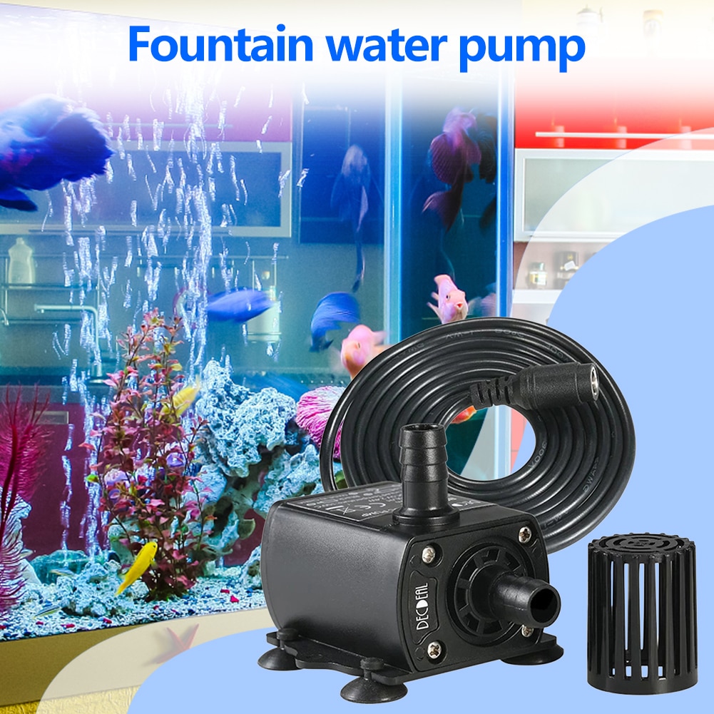 DC 12V Fountain Aquarium Mini Brushless Pump Pond Submersible Water Pump Waterproof Brushless Pump