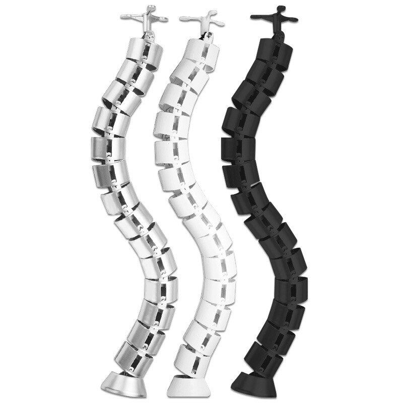 Flexible Spiral Cable Management Box Under Desk Cable Management Desk Cable Management Tube Desk Cable Computer Desk