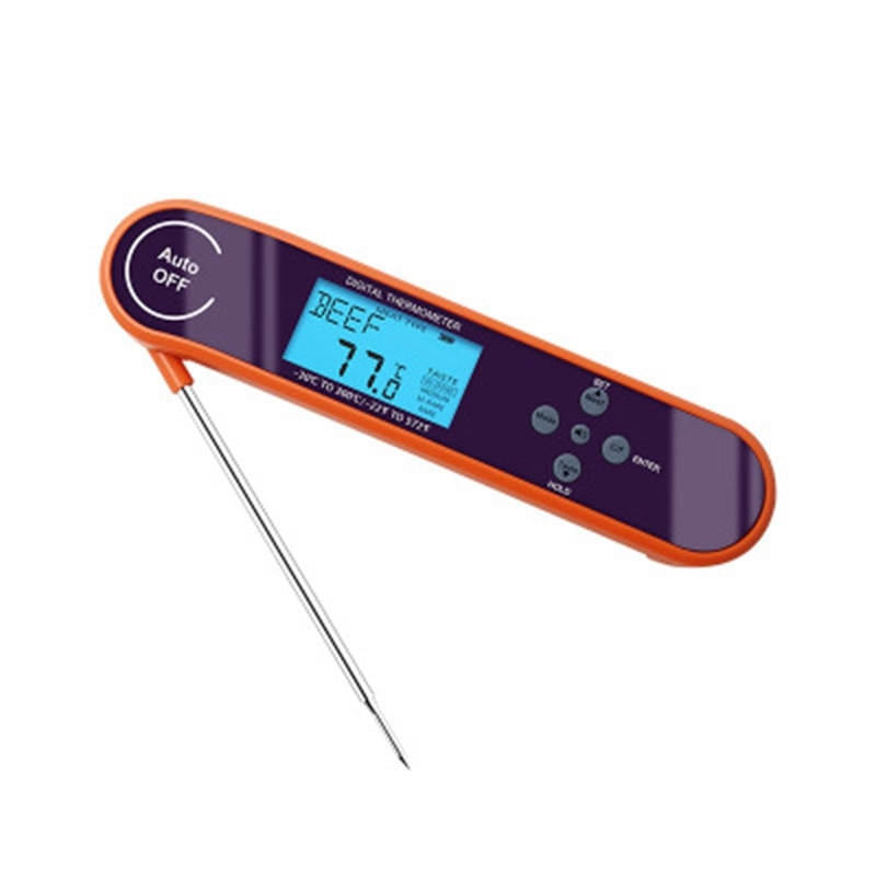 Elektronische Digitale Display Voedsel Thermometer Waterdicht Voice Alarm