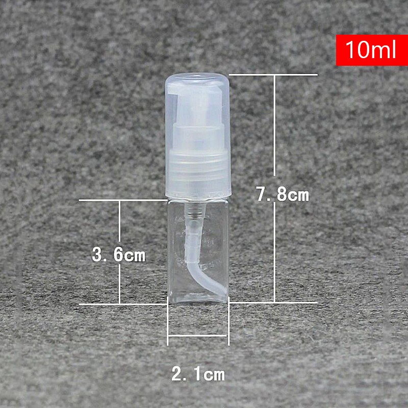 5 stk prøve genopfyldelige flasker lille sprayflaske 10ml flydende sæbe shampoo lotion plast presset pumpe mini skum flasker 10/24