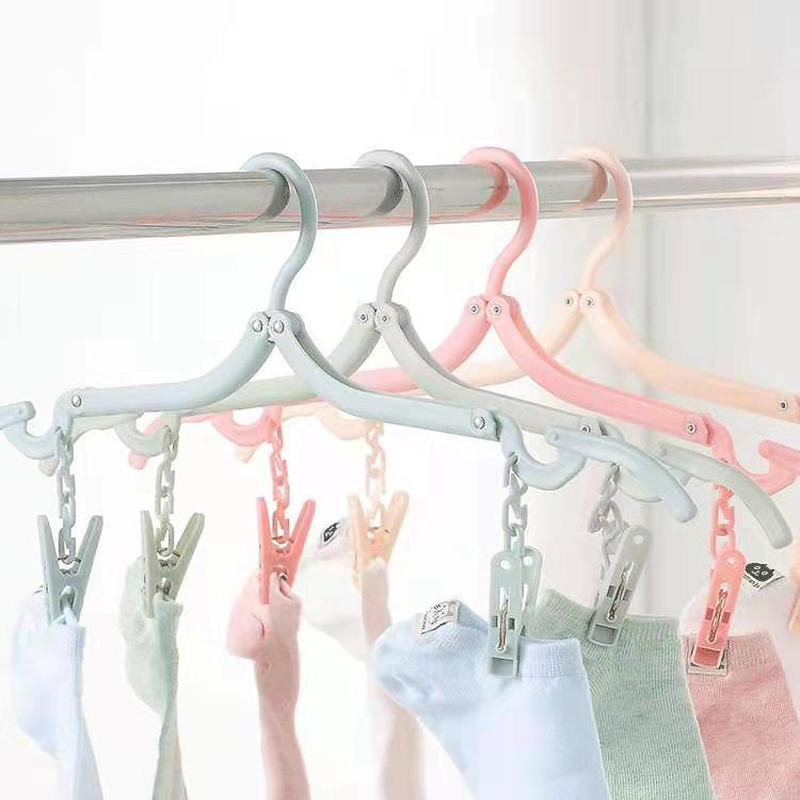 Opvouwbare Kleding Kleerhangers Reizen Hanger Magic Multi-Functionele Hangers Voor Kleding Droogrek Kledingrek Drogen Hanger