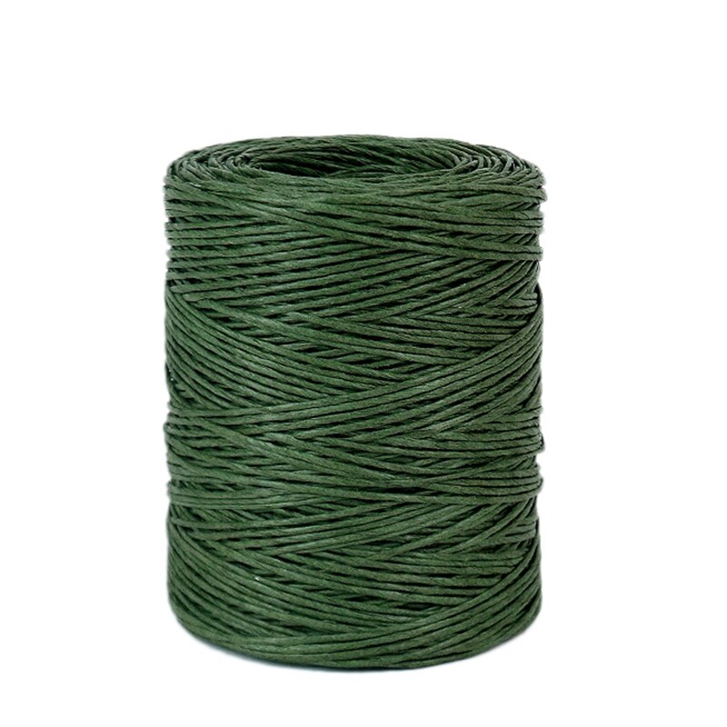 1.0Mm Floral Bind Wire Wrap Twine Handmade Iron Wire Paper Rattan for Flower Bouquets (Length: 210M): Green