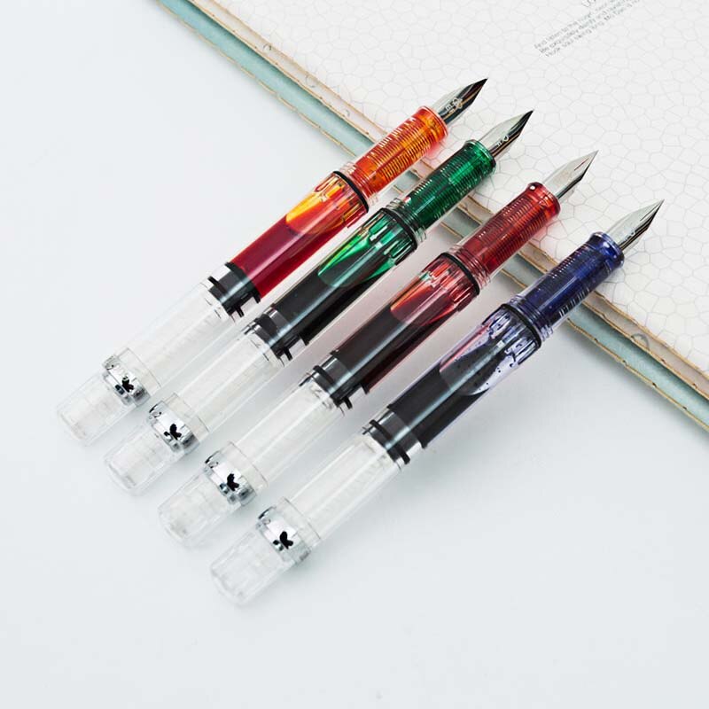 Lightweight Fountain Pen piston High capacity pen style School Student Office Stationery