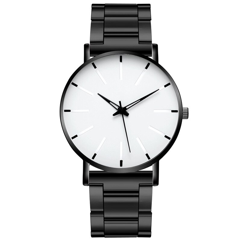Minimalistische Mannen Mode Ultra Dunne Horloges Eenvoudige Mannen Business Lederen Riem Quartz Horloge Relogio Masculino
