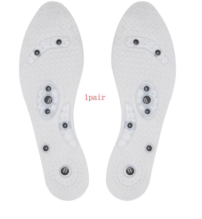 1 paar 3 paar schoengel inlegzolen voeten magnetische therapie comfort pads voetverzorging ontspanning voetmassage apparaat gewichtsverlies mannen vrouwen: 1 paar