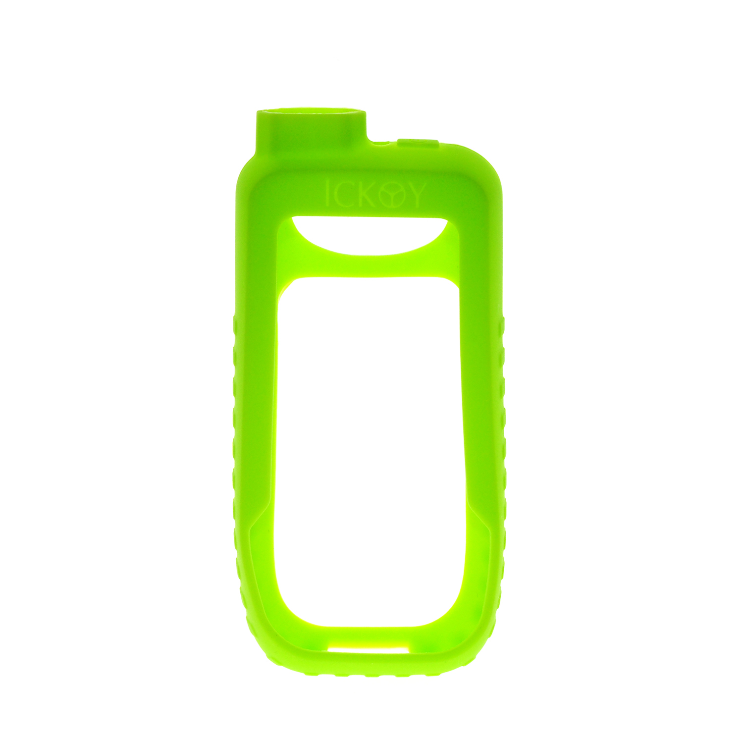 Protector de pantalla de vidrio templado 9H + funda protectora de silicona para Garmin GPSMAP 67 67S 67ST 66SR 66 66ST 66S GPS de mano: Verde