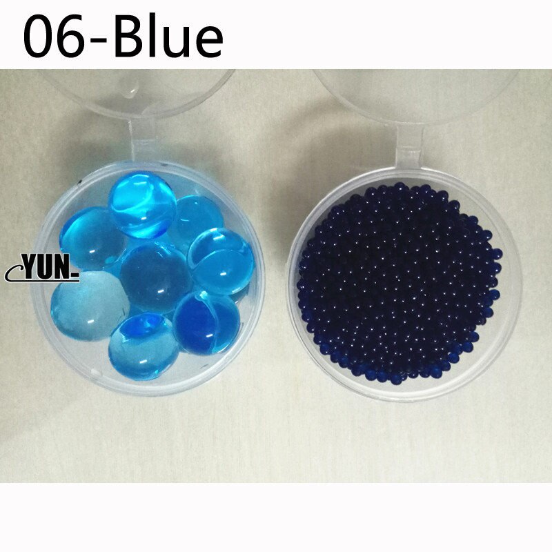 5000PCS Pearl Shaped Hydrogel Crystal Soil Water Beads Bio Gel Mud Grow Magic Jelly Balls Orbiz ForHome Wedding Decor 6D: Blue