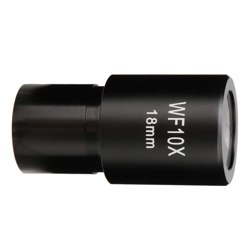 10X Microscope Eyepiece Wide Angle Optical Lenses Adapter Field 18mm Ocular Lens Standard