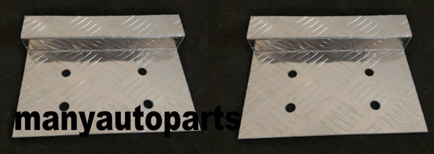 Diamantplatta aluminium lastramp slut kit lastbil säng ramp atv 10 "ändsats