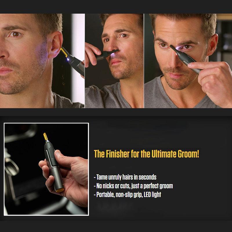 Ultradunne precisietrimmer Elektrische neushaartrimmer Mini draagbare oortrimmer voor mannen Neushaarscheerapparaat Waterdicht Veilig schoon