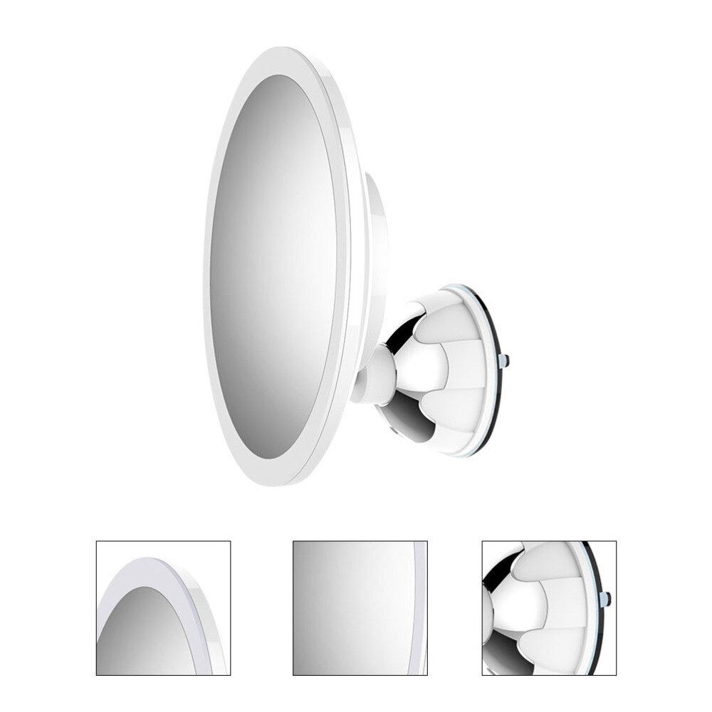 1pc Cosmetic Mirror Rotating Vanity Mirror Magnification Mirror Suction Cup Mirror Makeup Mirror for Bathroom: Default Title