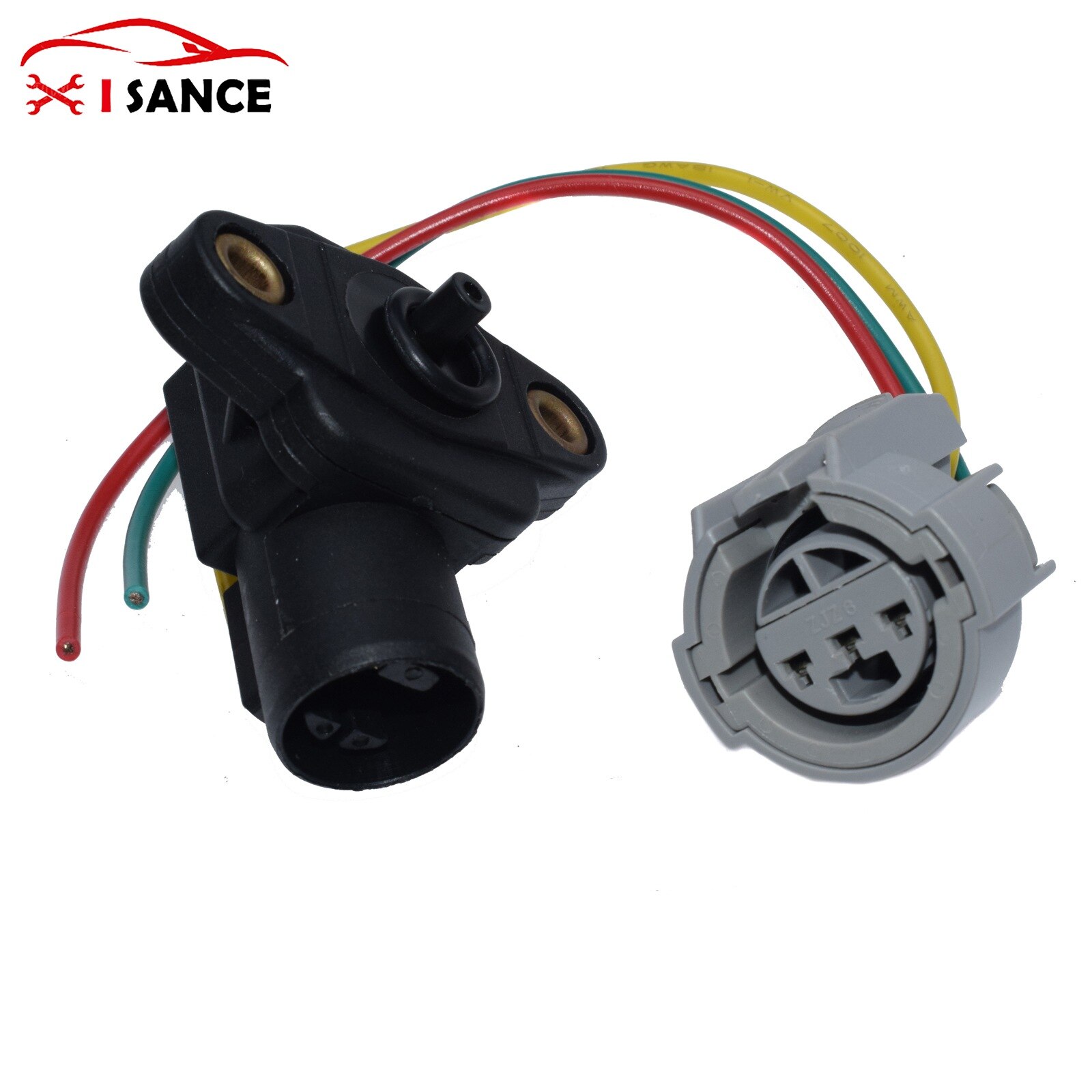 MAP Manifold Absolute Pressure Sensor AND Connector Plug 37830P0GS00 For Honda Accord Civic Acura Integra 2.0L 1.6L 1992-1999: SET