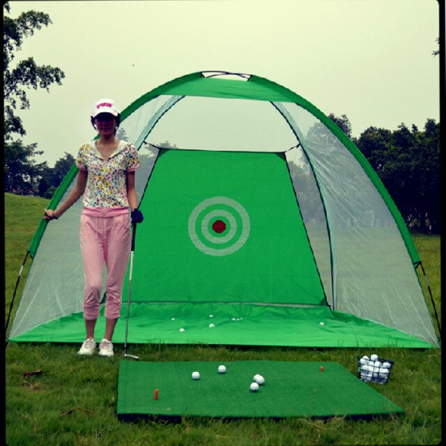 Indoor Outdoor 2M * 1.4M * 1M Golf Lessons Golf Hitting Cage Garden Grassland Practice Tent golf Training Equipment: 1