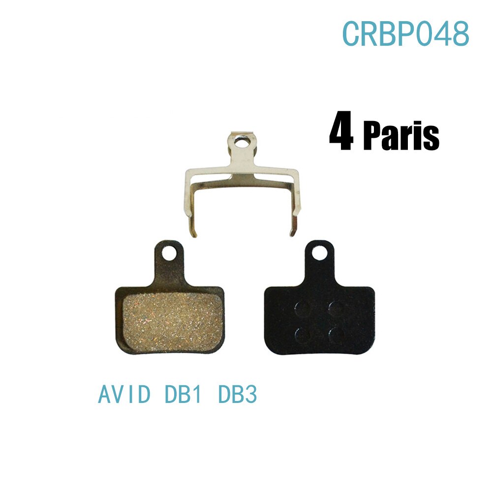 4 par sykkel semi - metalliske hydrauliske skivebremseklosser for sram hrd red etap, force 22, cx1,  rival 22, s700 b1 level ult / tlm: Crbp 048