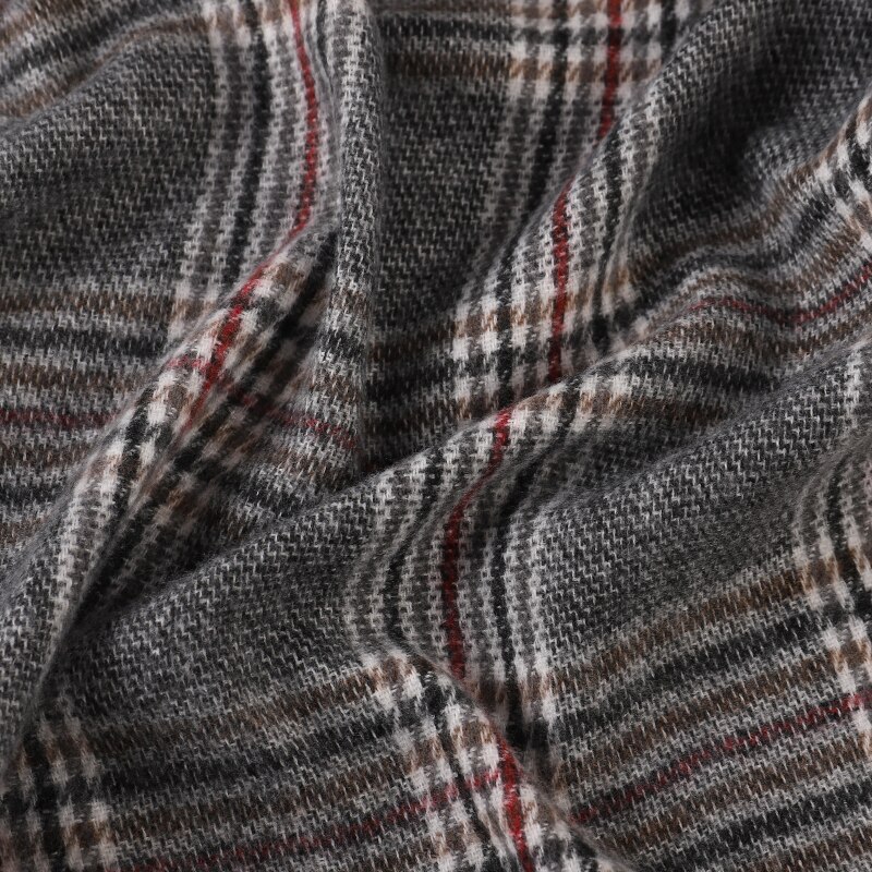 Winter Kasjmier Plaid Sjaal Vrouwen Warme Sjaal Wraps Zachte Pashmina Mannen Lange Kwasten Sjaals Dikke Deken Foulard Bandana