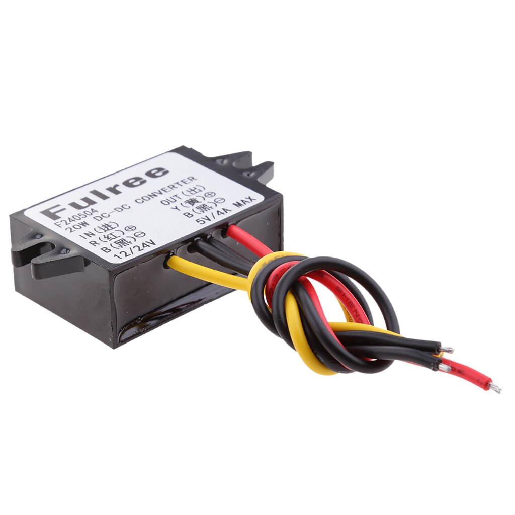 DC-DC Converter Step-Down Modul 12V 24V Zu 5V 4A Für Auto-LED Power Supply