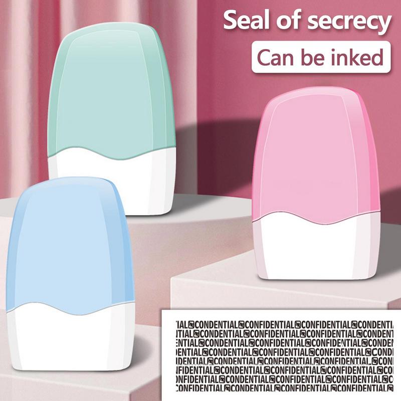 Manual Roller Stamp Privacy Protection Confidential Guard Information Data Identity Address Blocker Identity Anti-Theft Smear